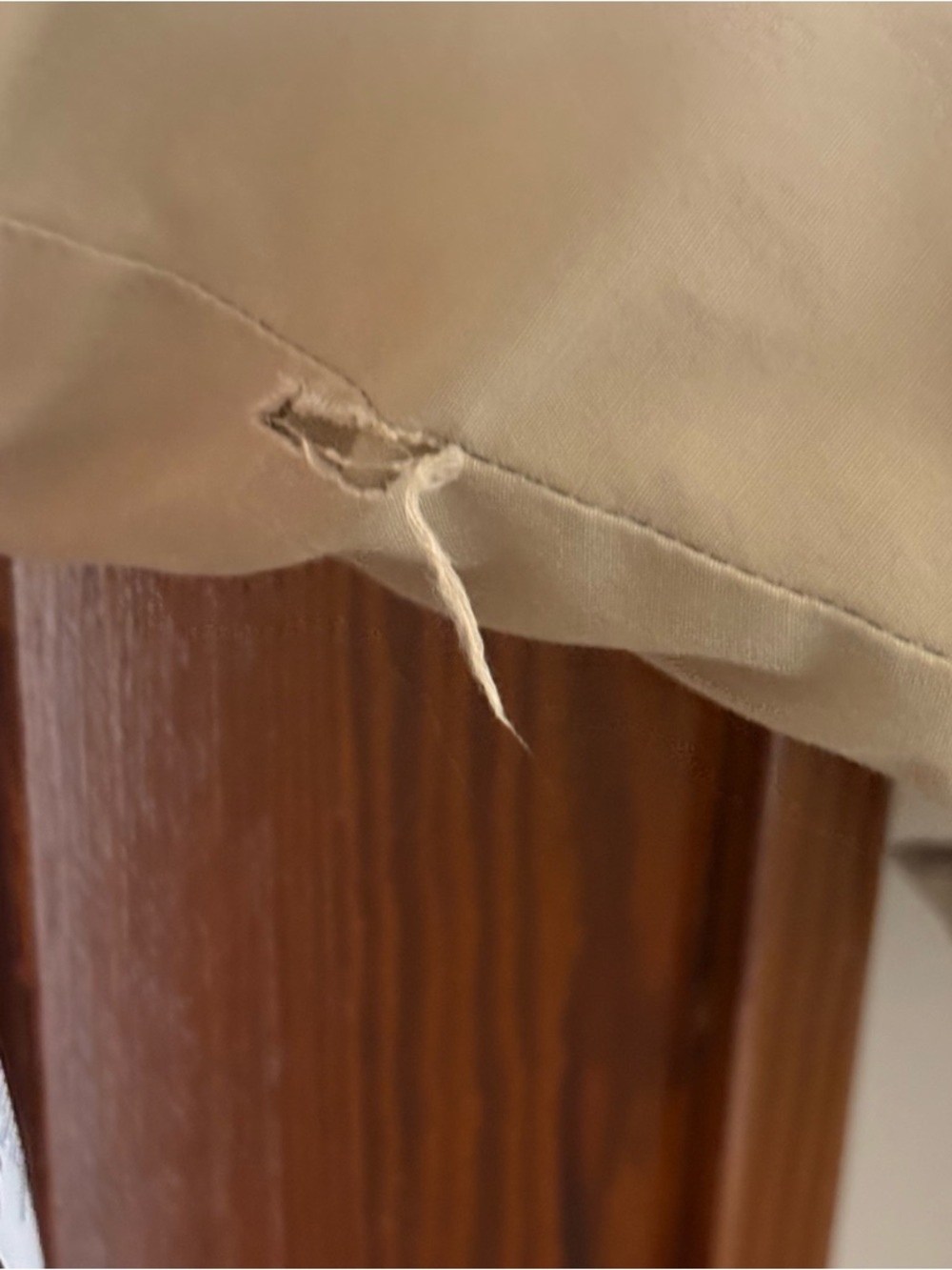 Men's Two-Tone Bomber Jacket in Beige with Navy Trim - Picture 11 of 16
